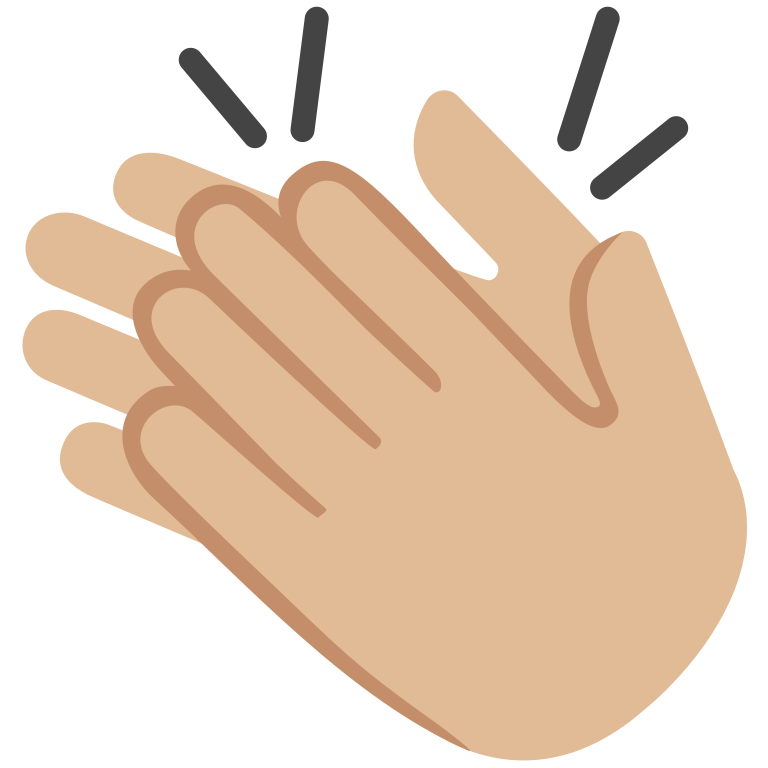 Clapping Emoji Clipart