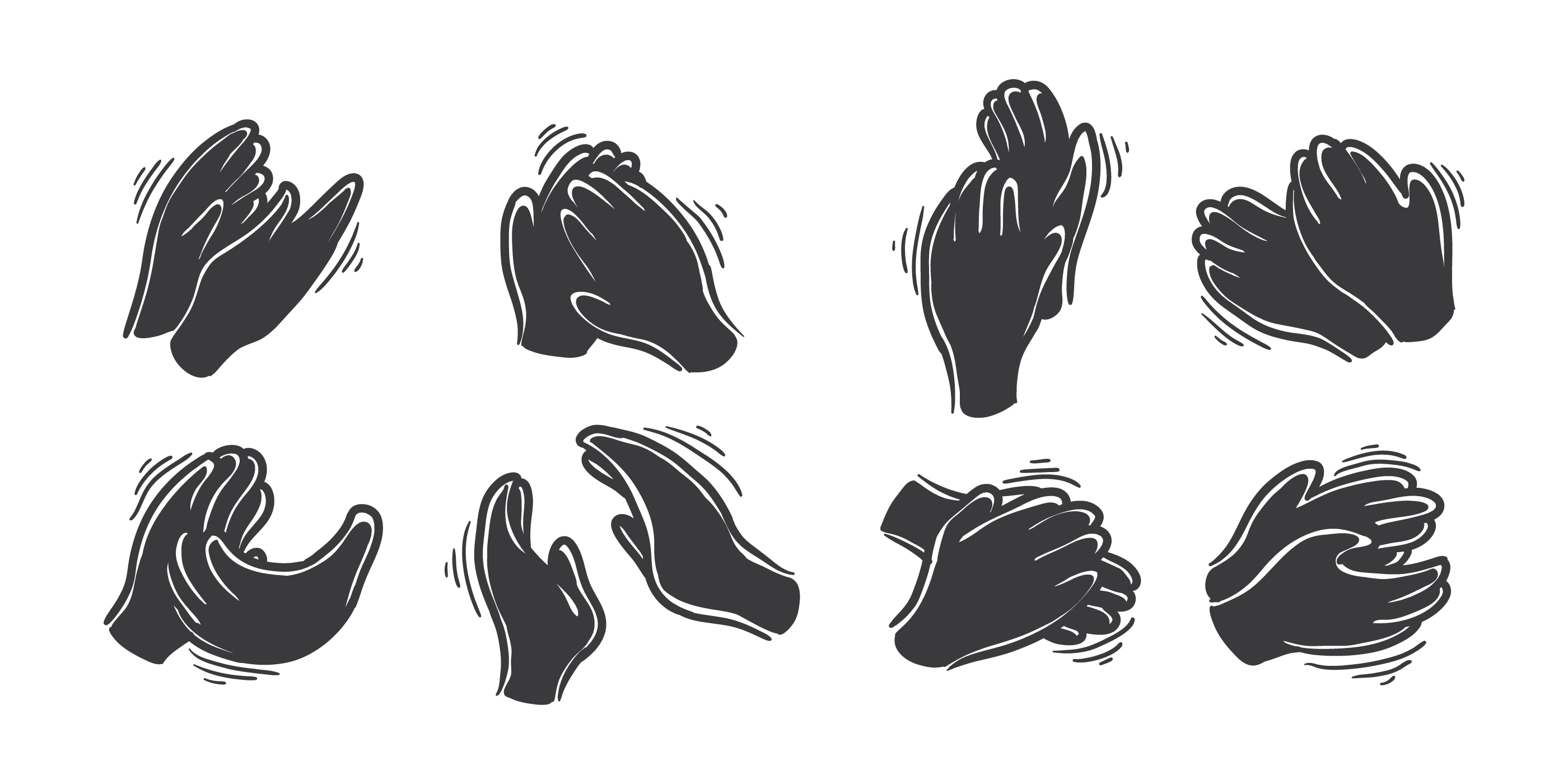 Clapping Black Clipart