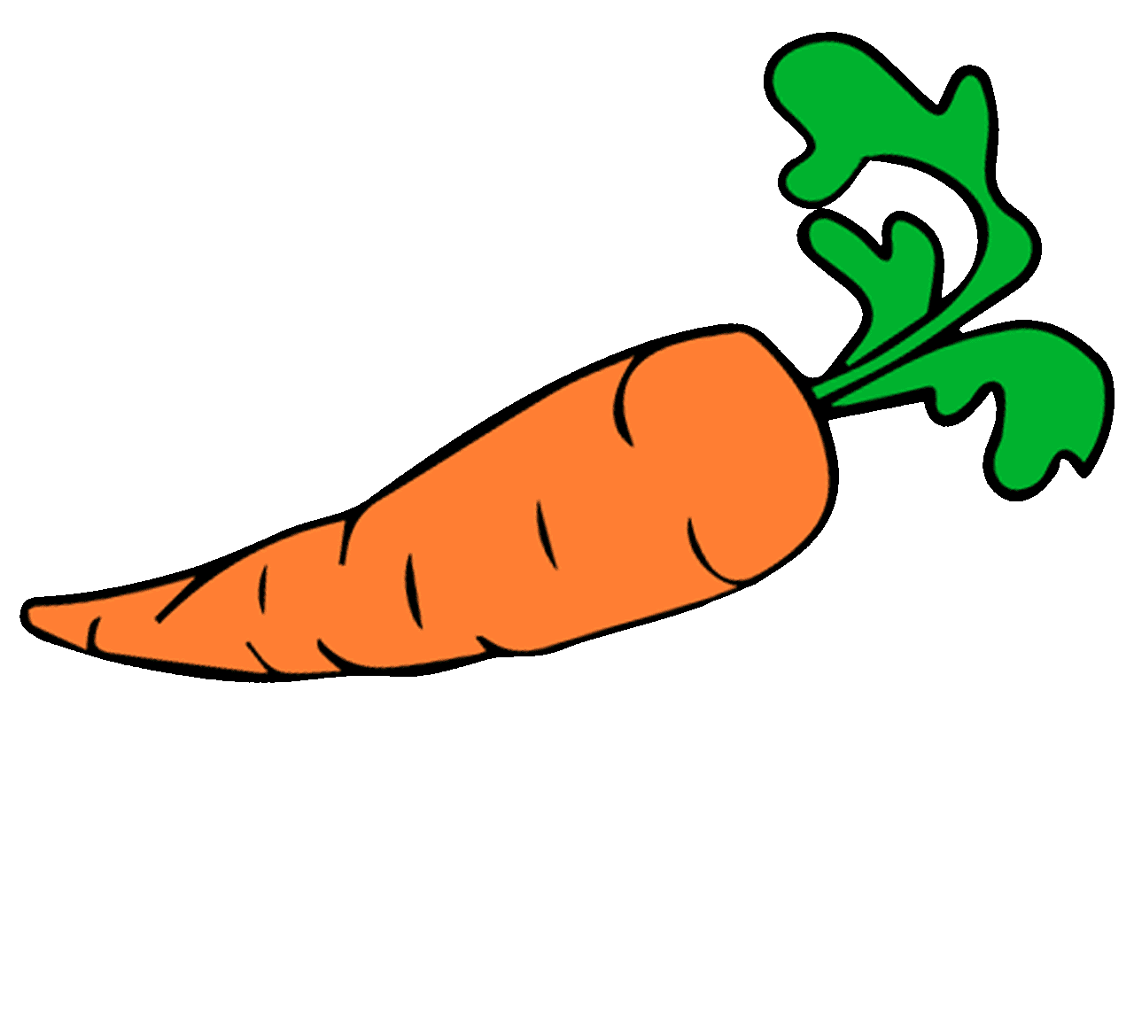 Carrot Cartoon Clipart