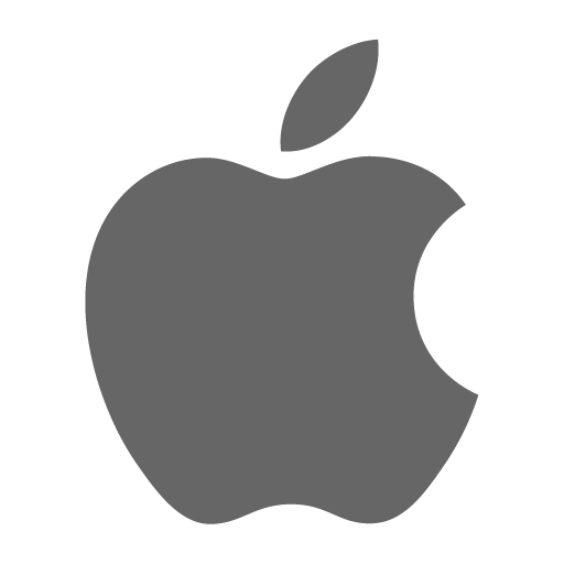 Black Apple Logo Clipart