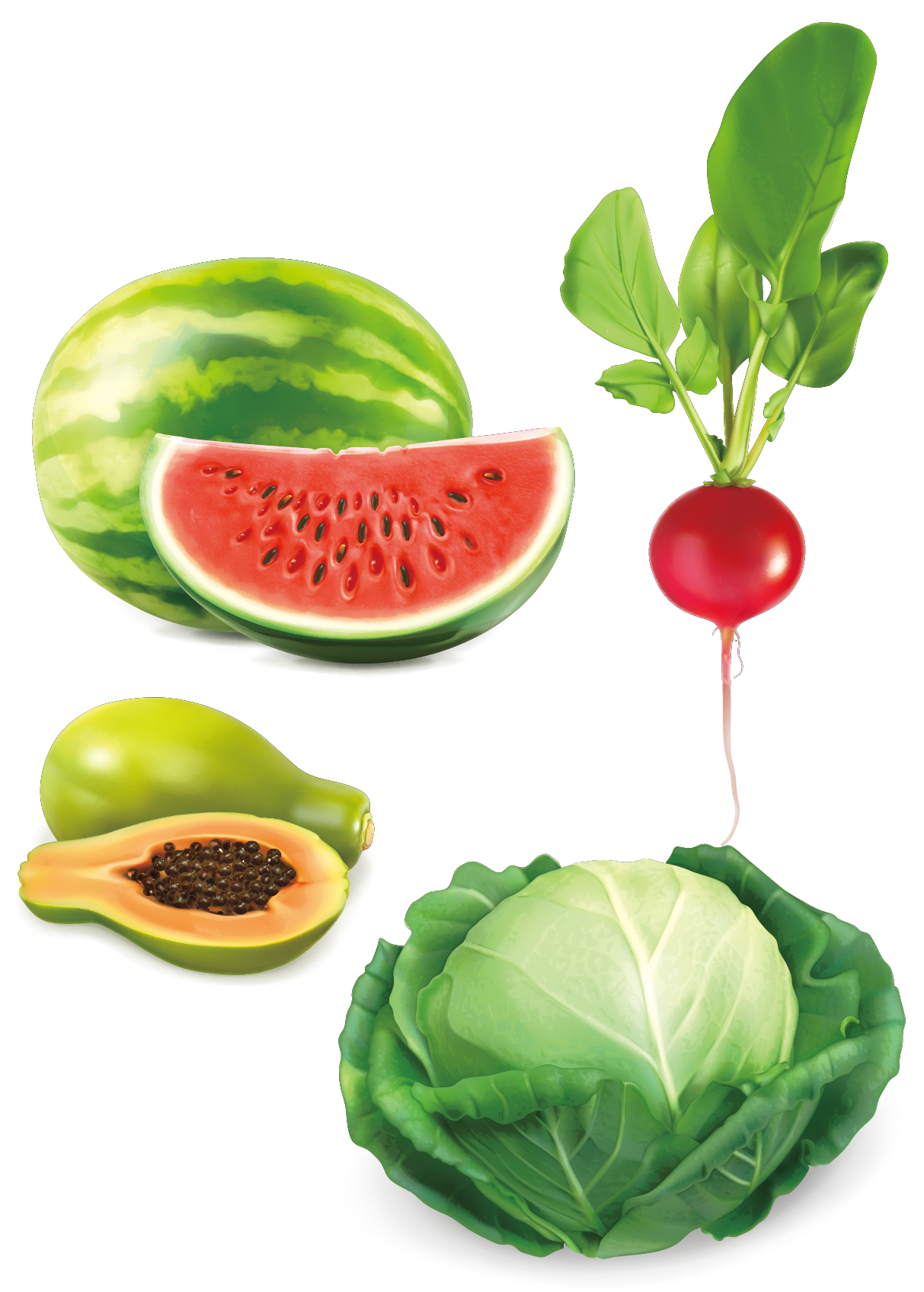 Watermelon Background Clipart