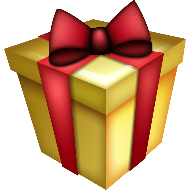 Gift Emoji Clipart