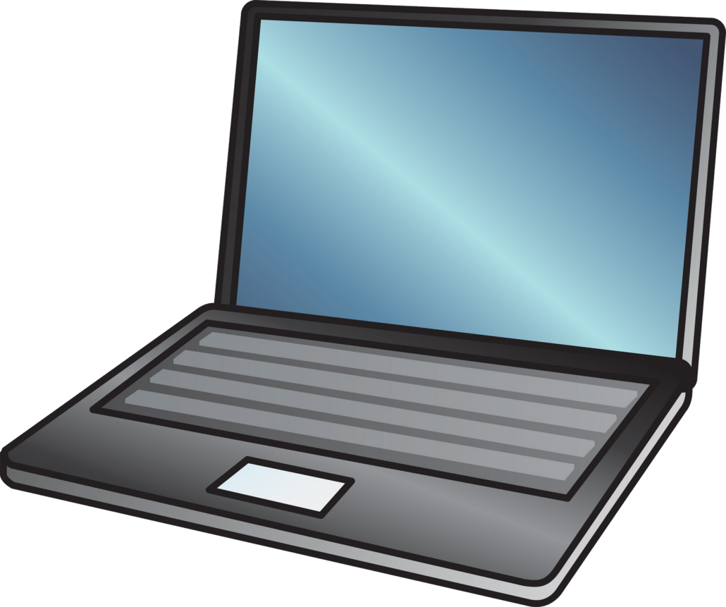 Laptop Cartoon Clipart