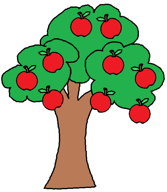 Apple Tree Drawing Clipart