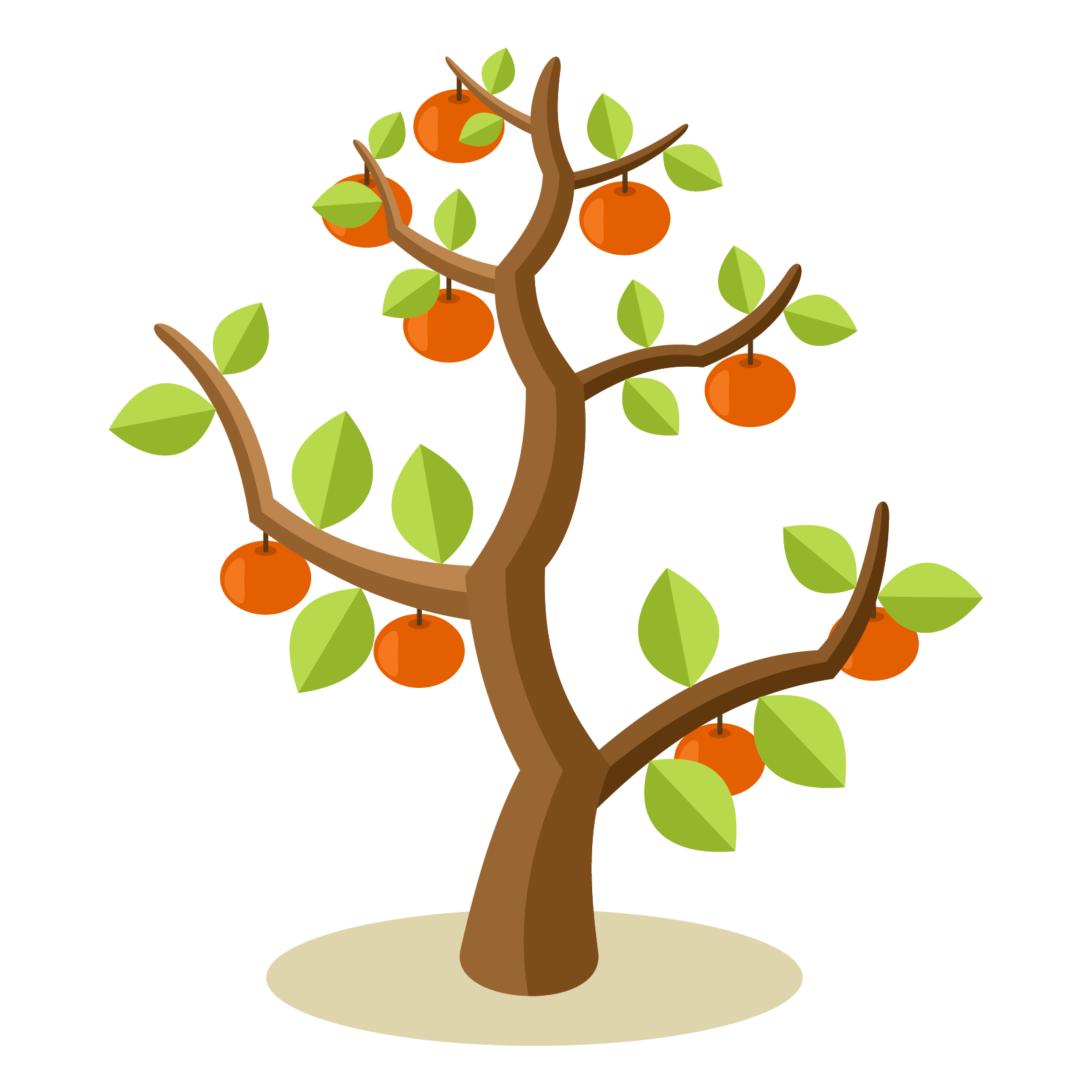 Trees Cartoon Clipart