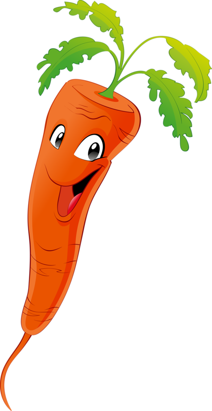 Carrot Cartoon Clipart