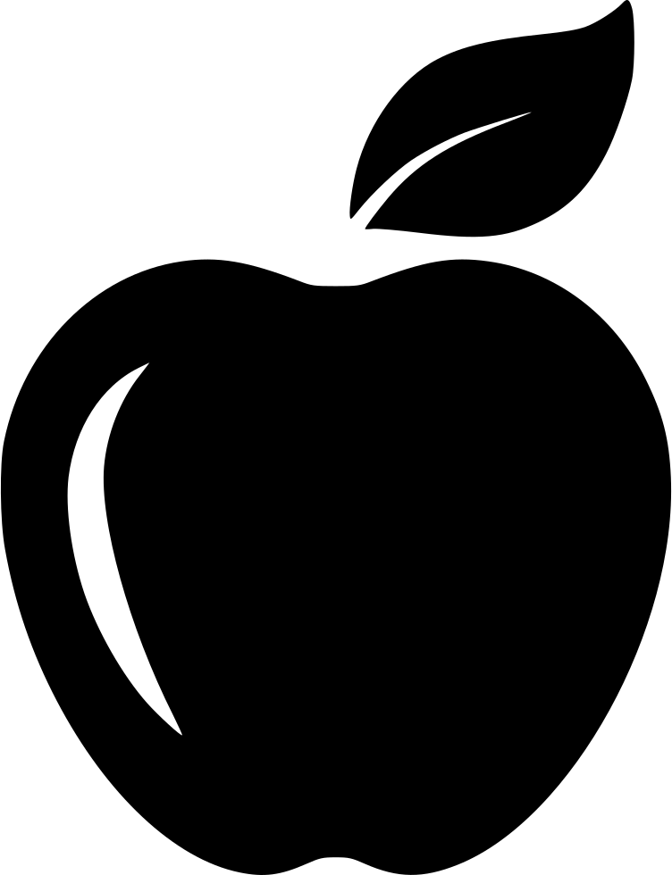 Black Apple Logo Clipart