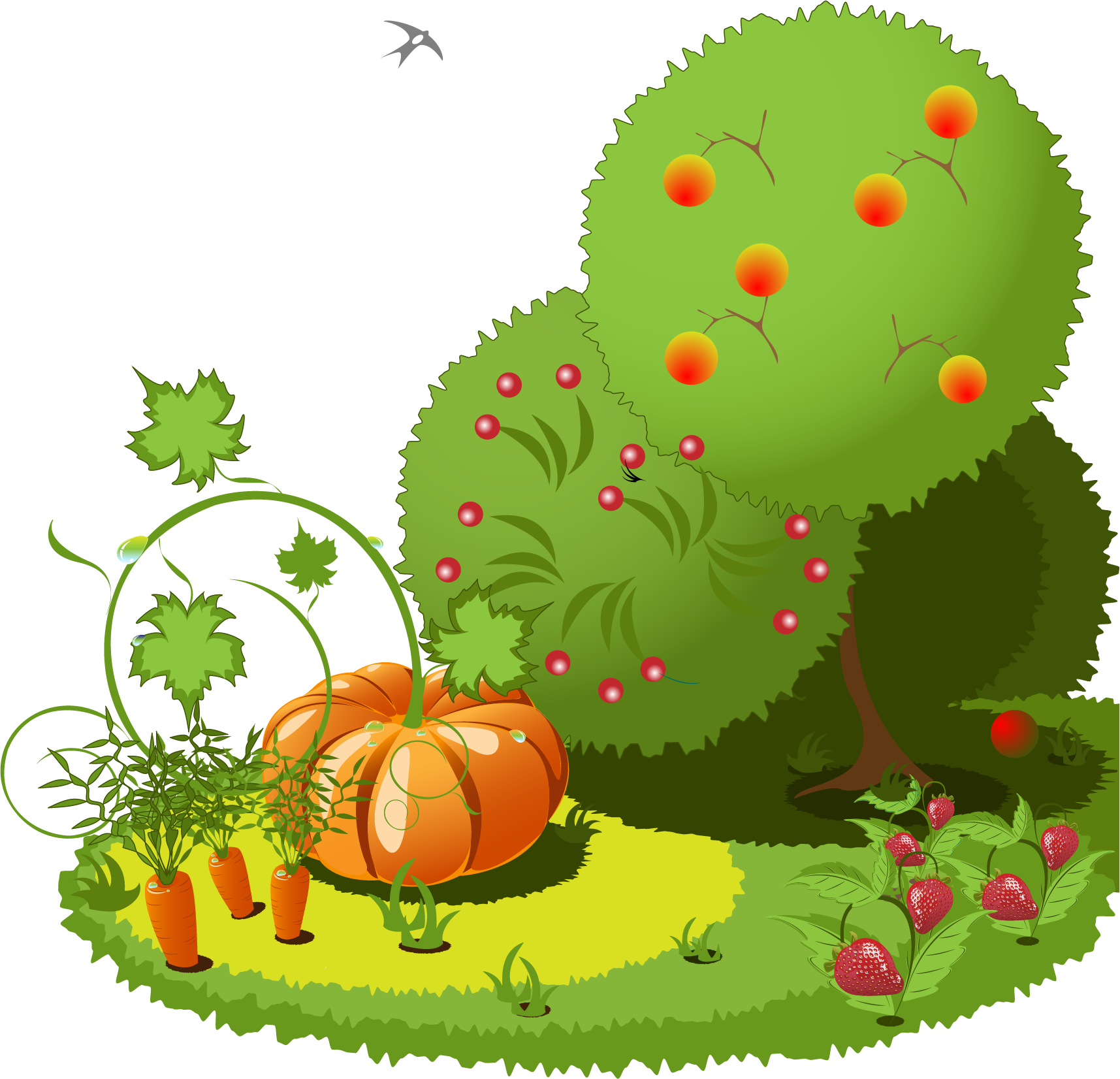 Green Grass Background Clipart