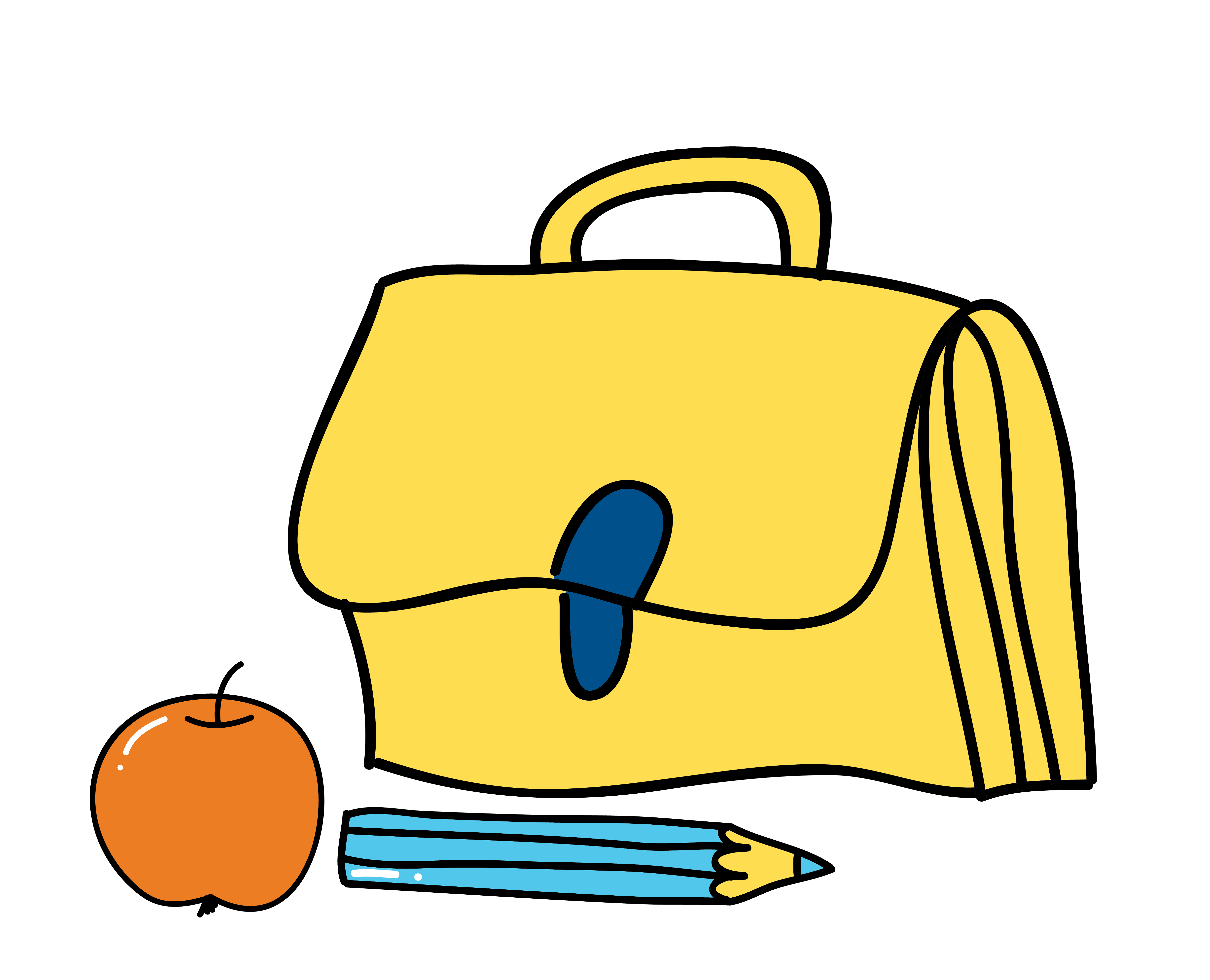 Pencil Cartoon Clipart