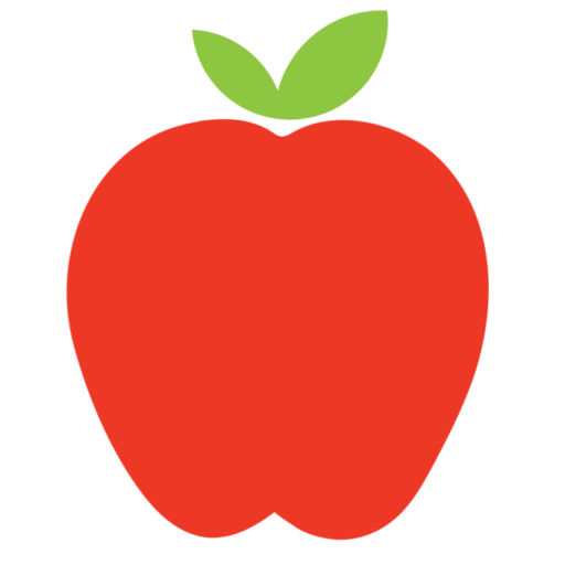 apple fruit red leaf plant Clipart