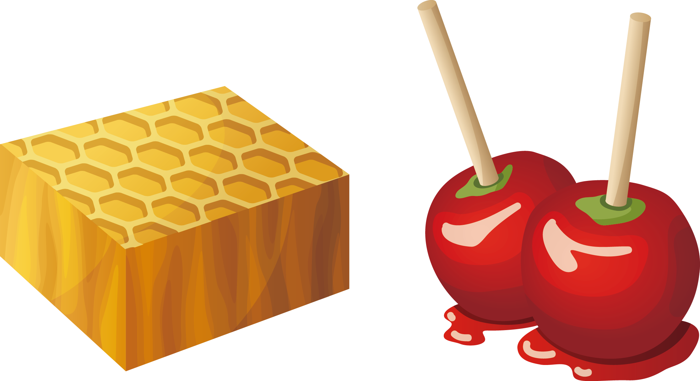 Apple Honey Clipart