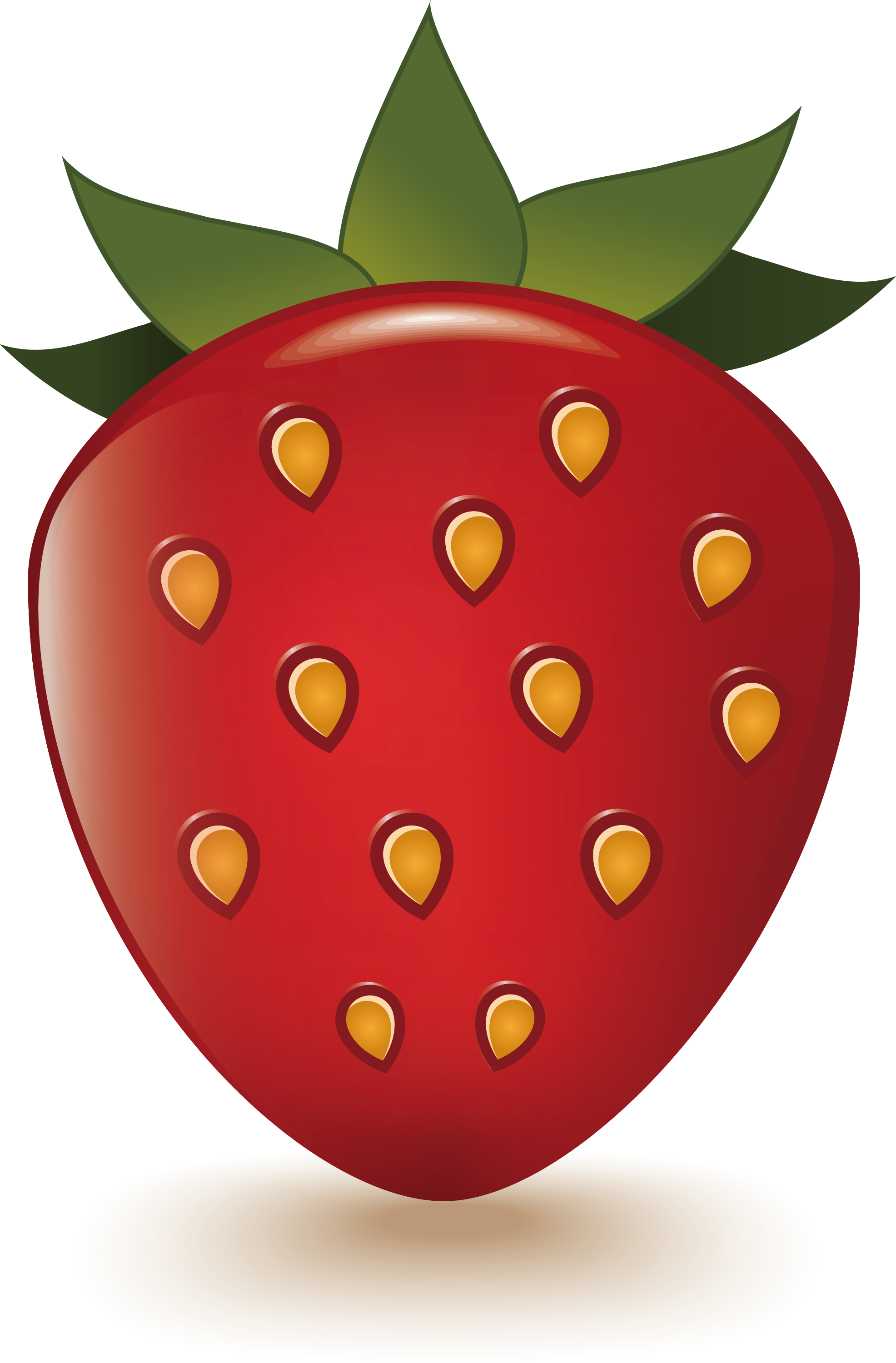 Strawberry Cartoon Clipart