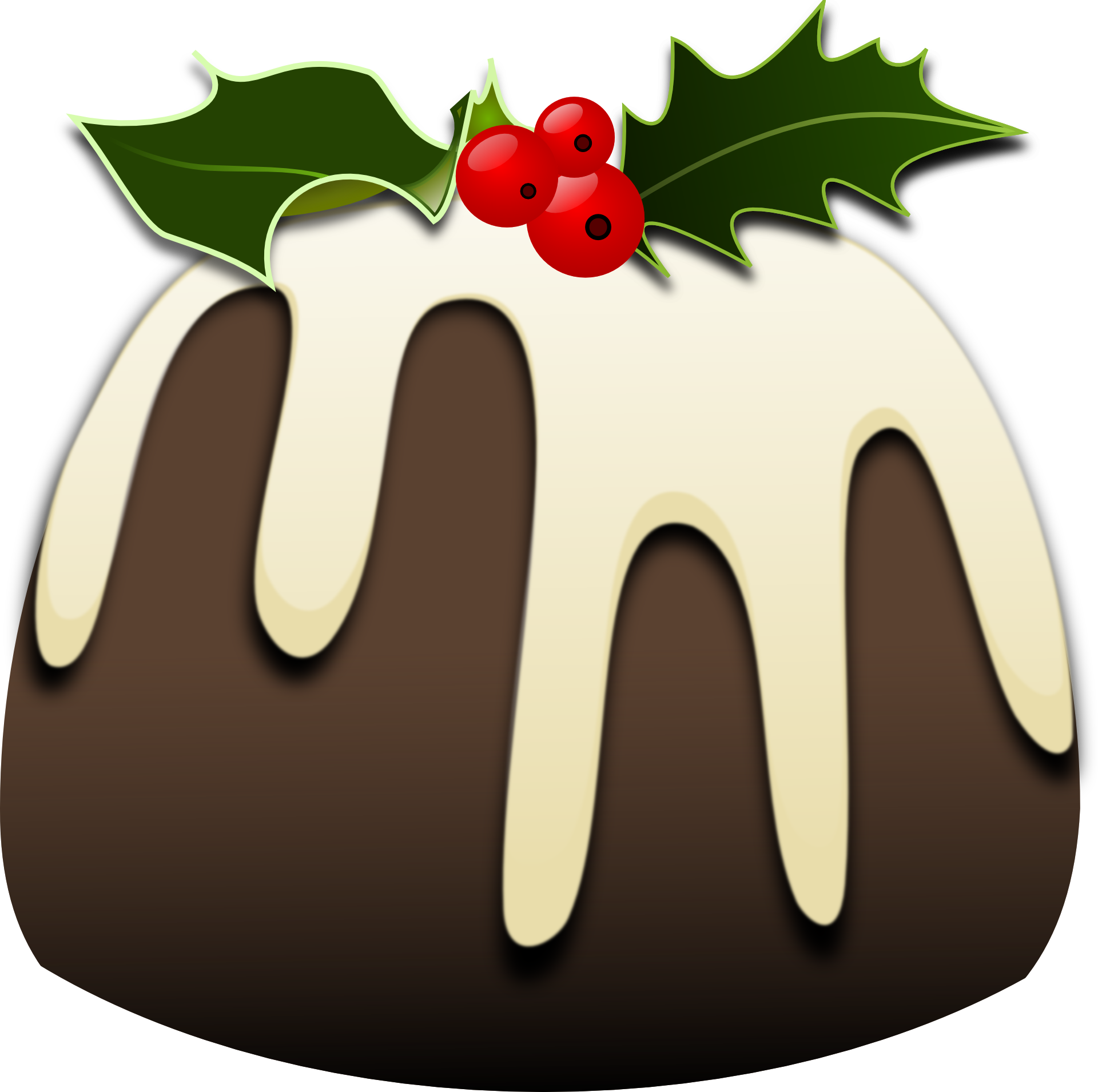 Christmas Pudding Clipart