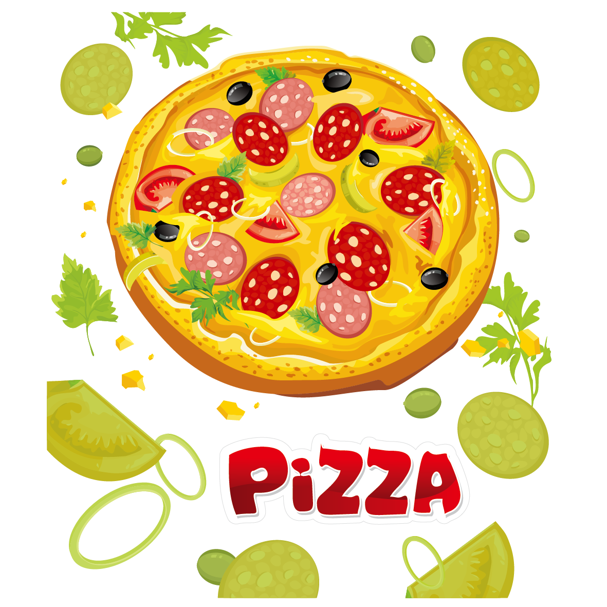 Pizza Chef Clipart