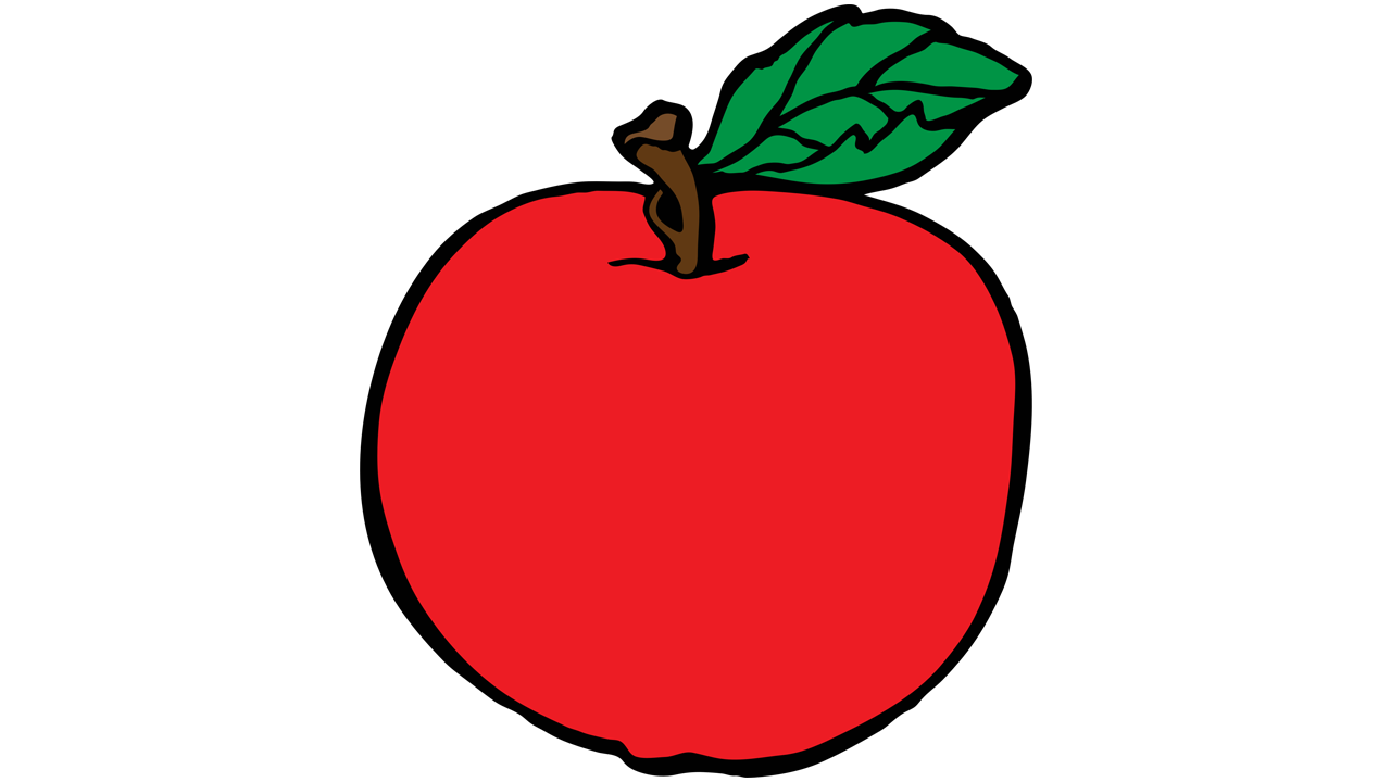 Apple Fruit Names A With Pictures Clipart