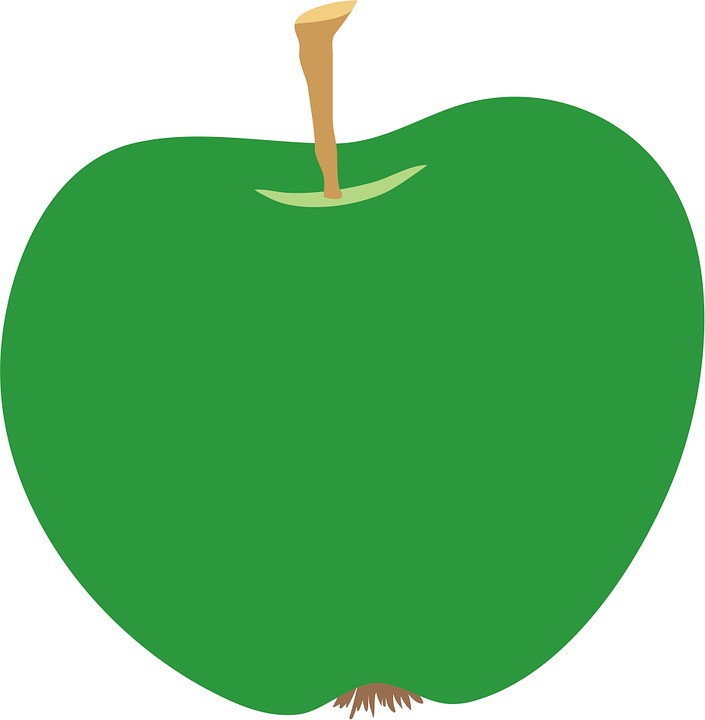 Free Illustration Apple Green Fruit Image On Clipart