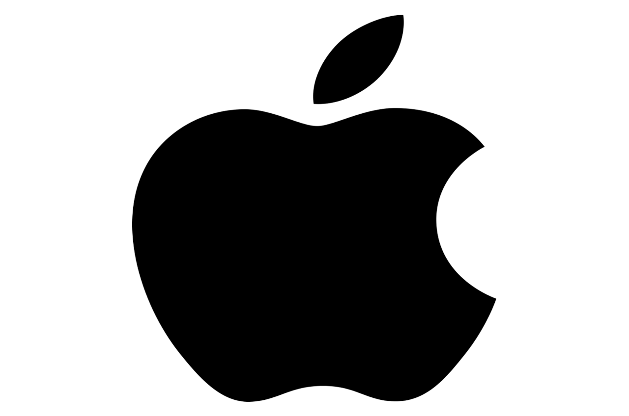 Black Apple Logo Clipart
