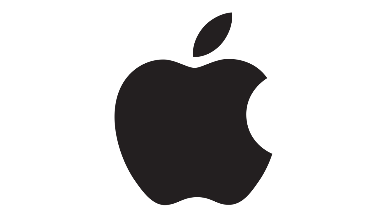 Black Apple Logo Clipart