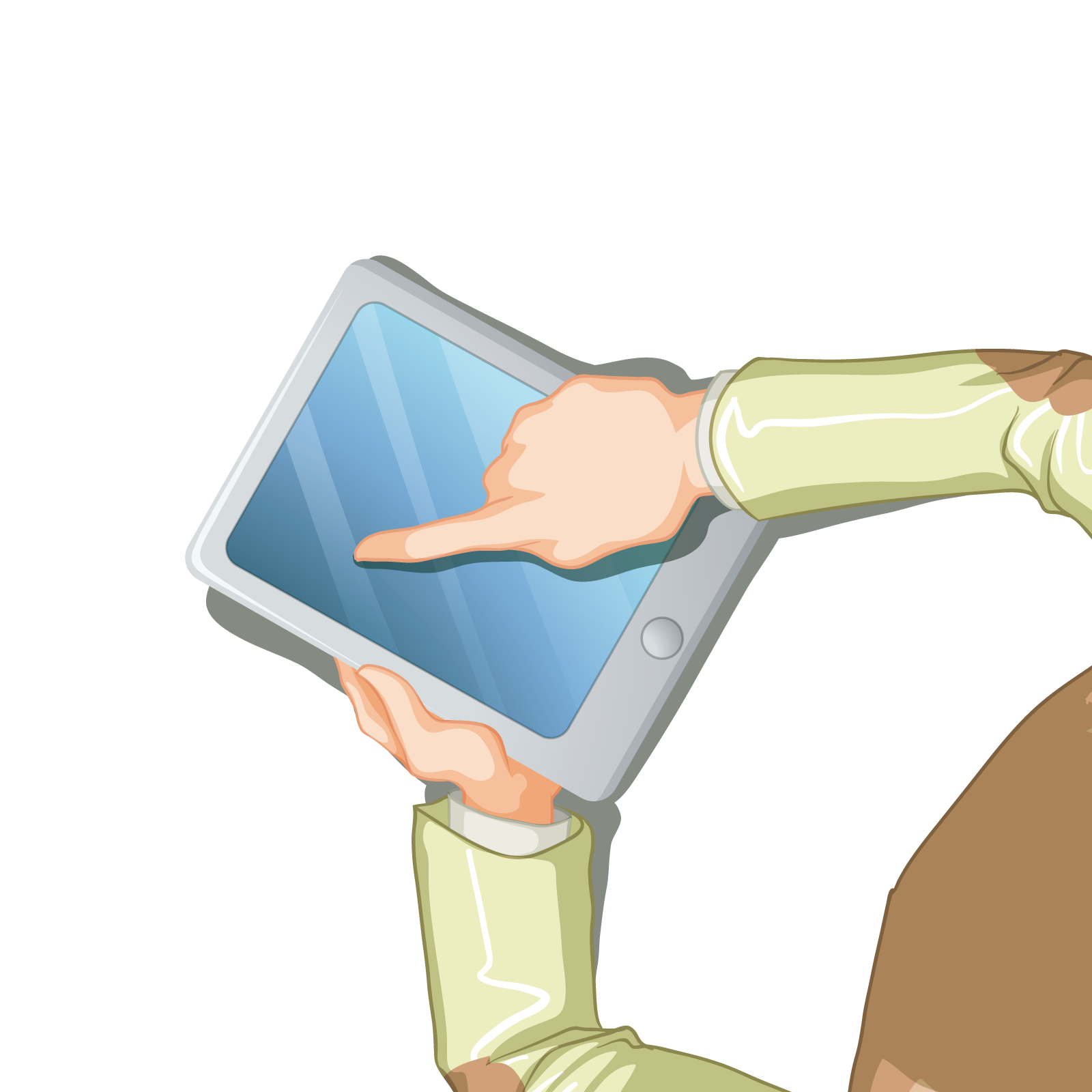 Ipad Cartoon Clipart