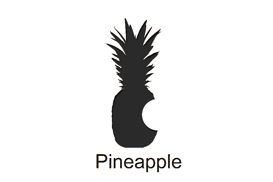 White Apple Logo Clipart