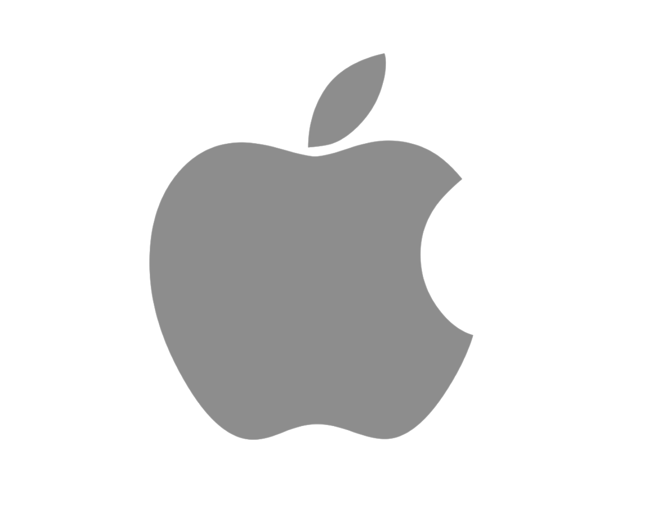 Black Apple Logo Clipart