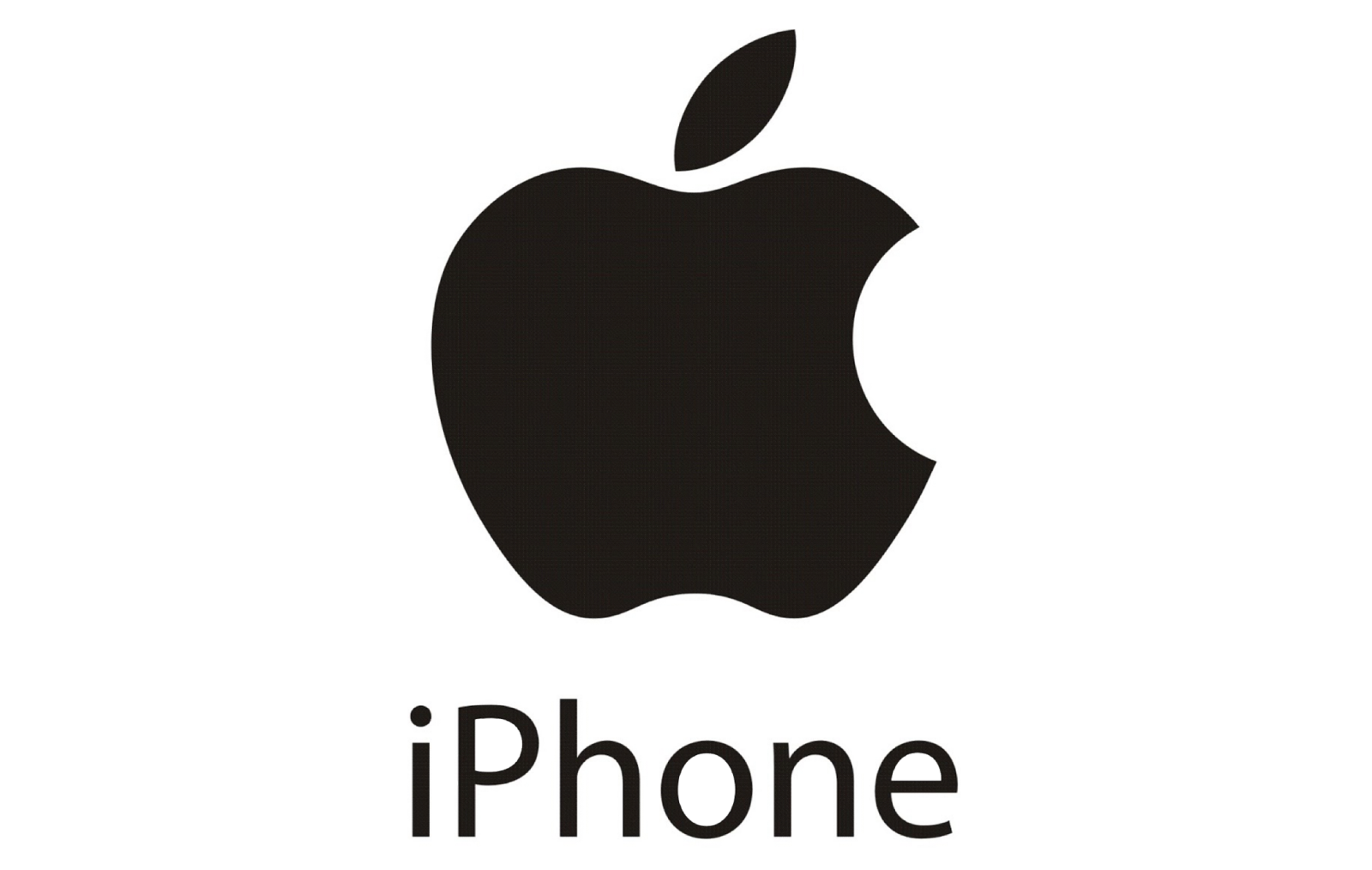 Black Apple Logo Clipart