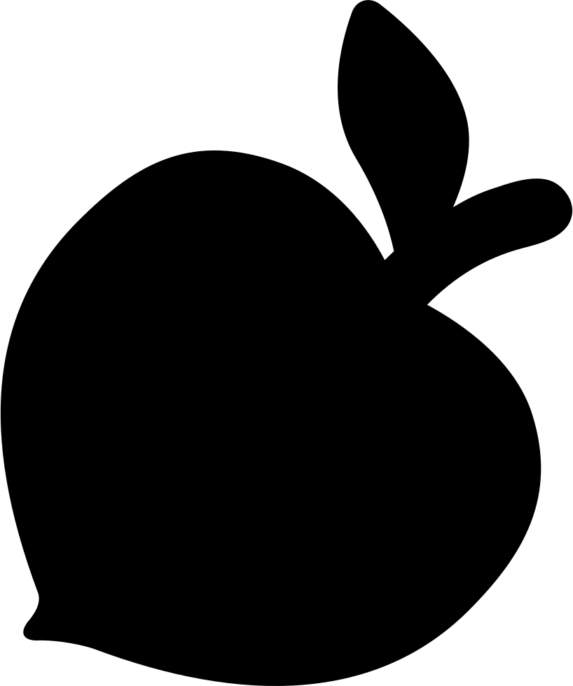 White Apple Logo Clipart