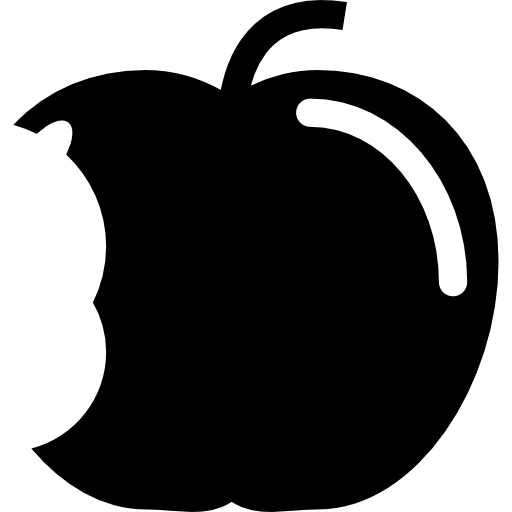 White Apple Logo Clipart