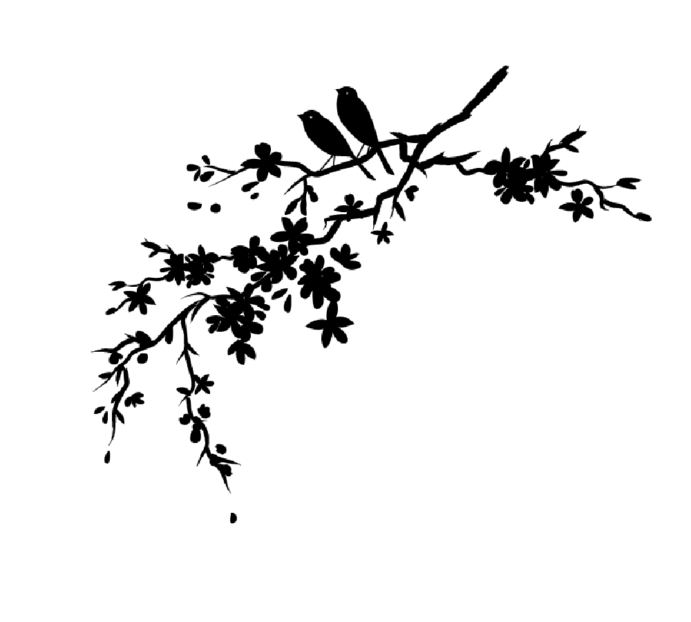 Black And White Flower Clipart