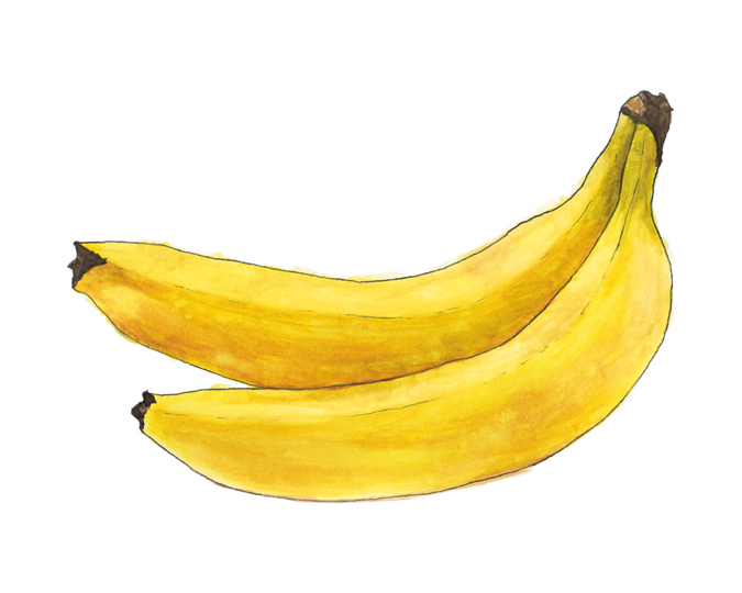 Banana Cartoon Clipart