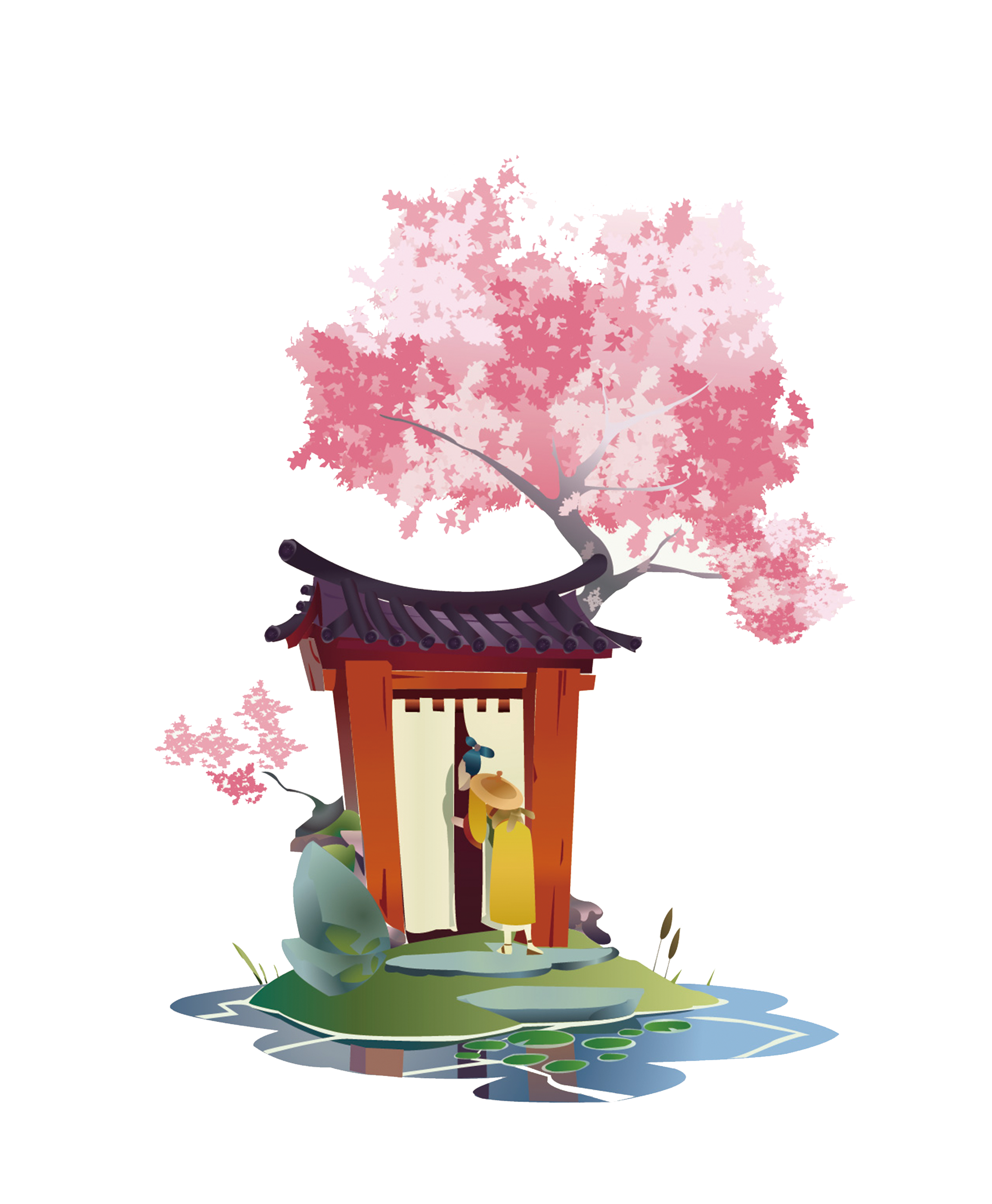 Cherry Blossom Tree Clipart