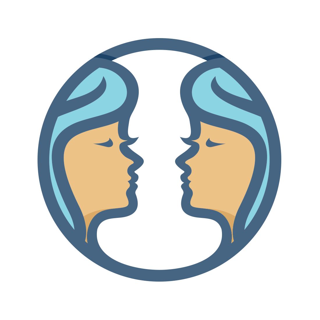 Gemini Head Clipart