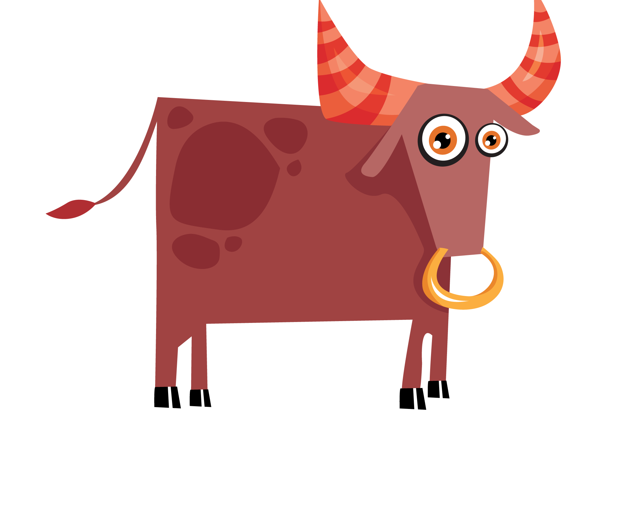 Cow Background Clipart