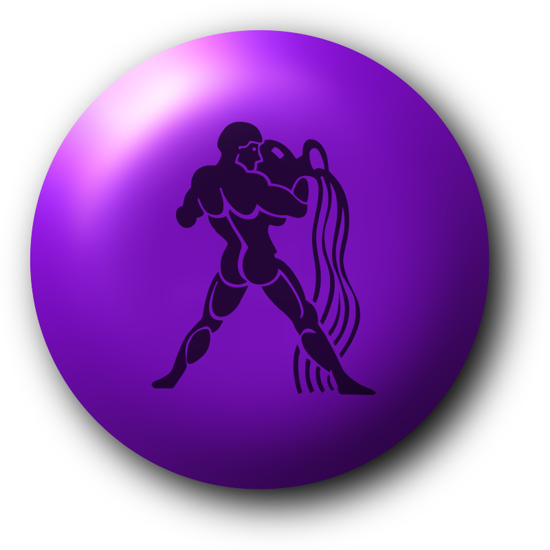 Astrological Sign Purple Clipart