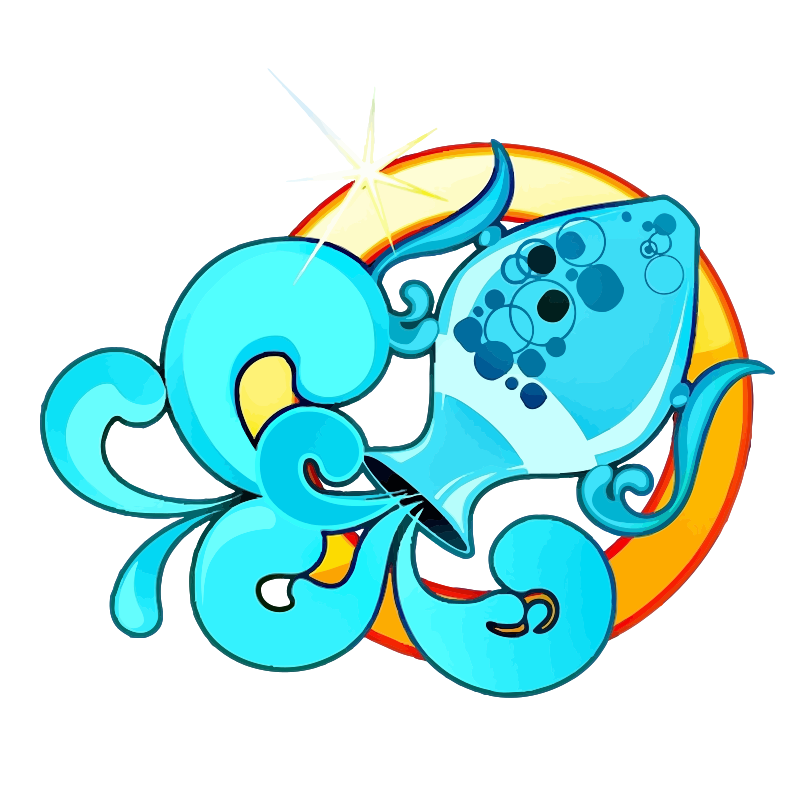 Octopus Cartoon Clipart