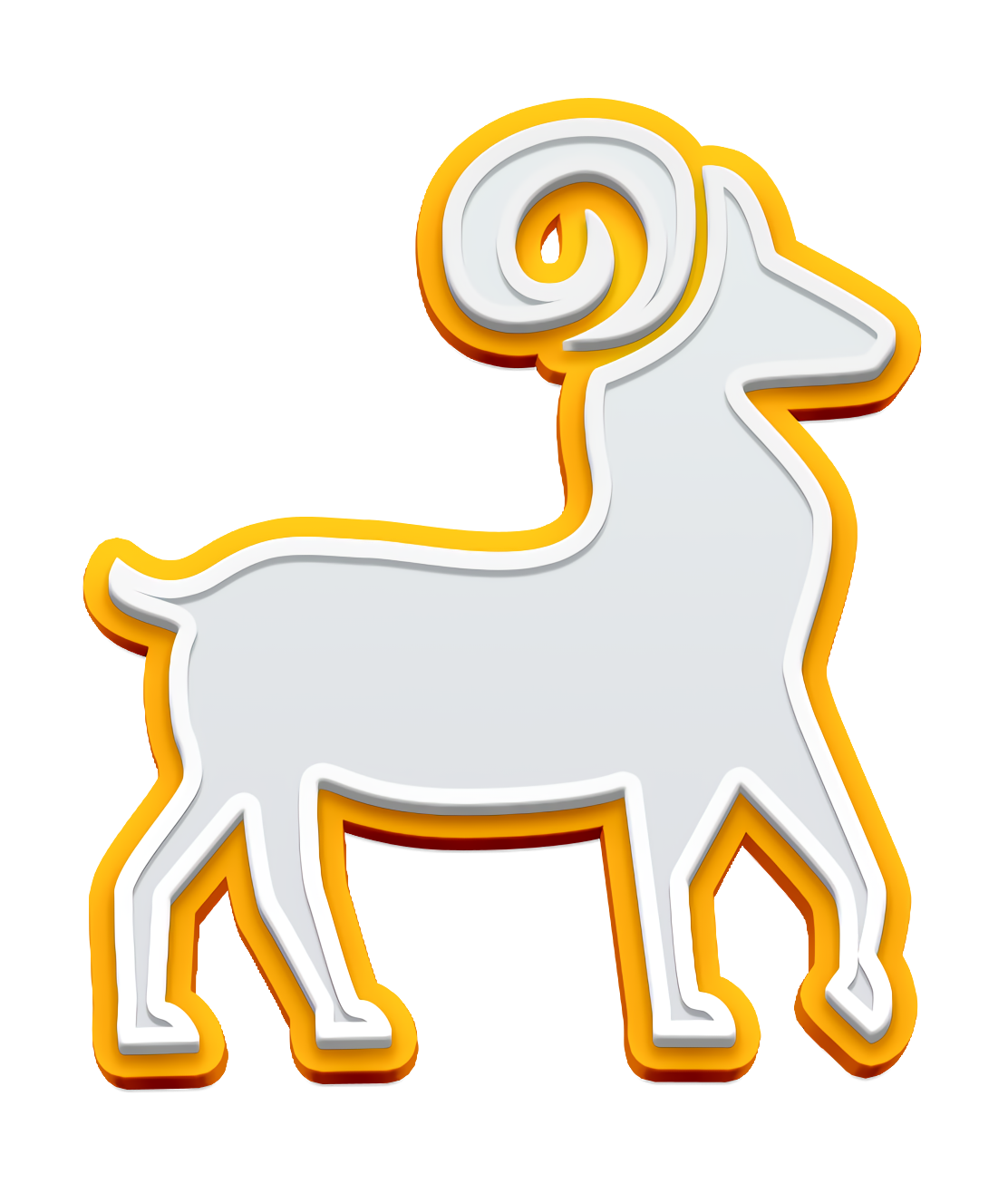 Zodiac icon Aries symbol icon signs icon Clipart
