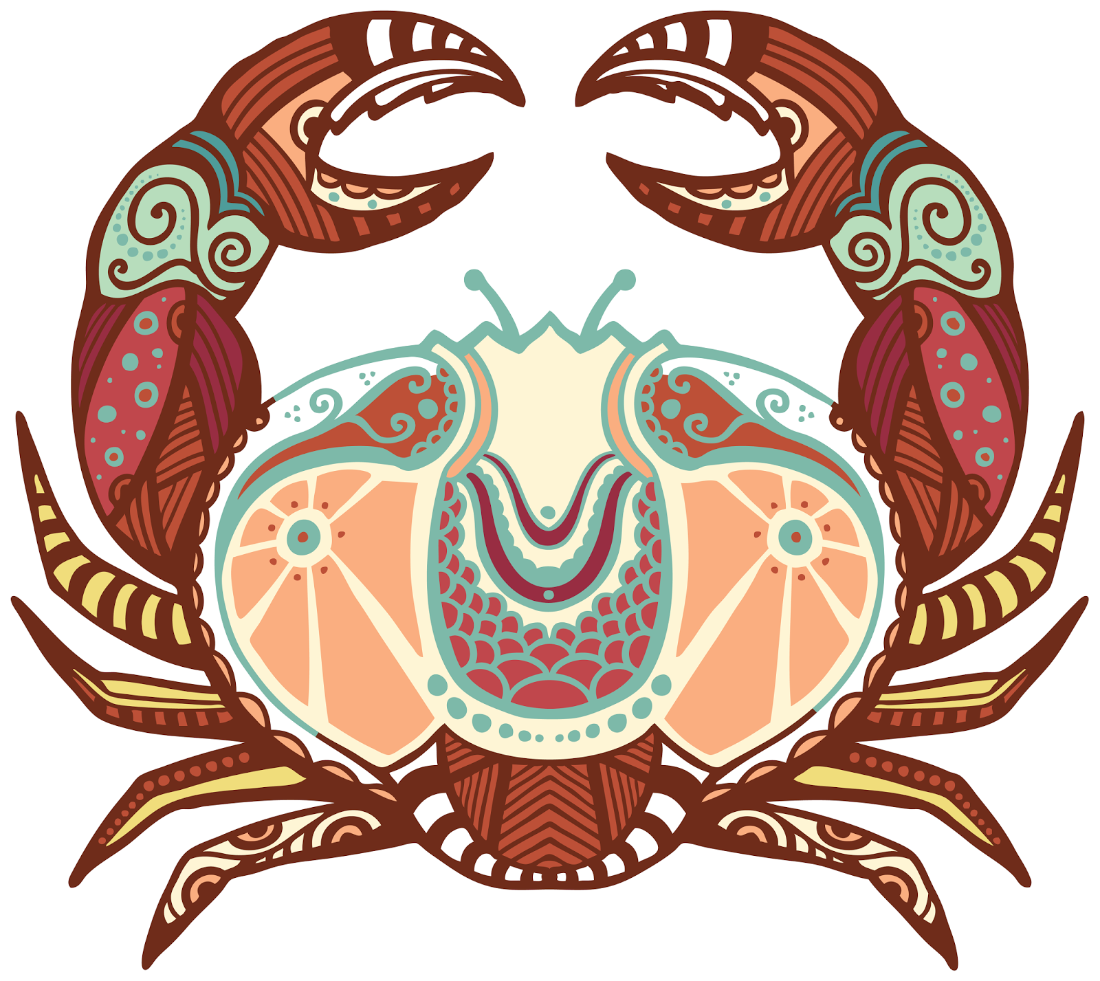Crab Cartoon Clipart