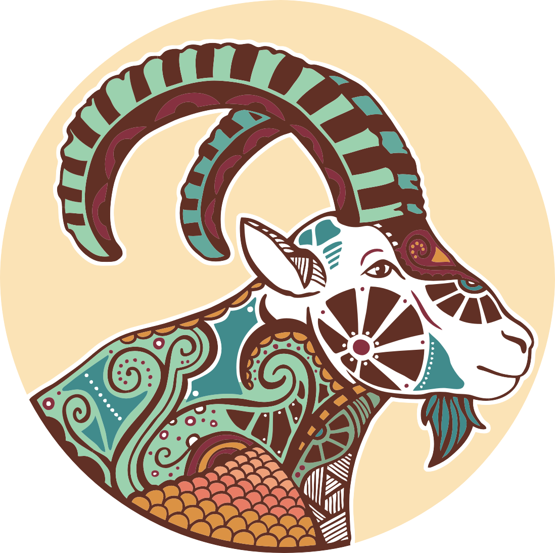 Capricorn Visual Arts Clipart