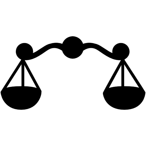 Libra Black And White Clipart