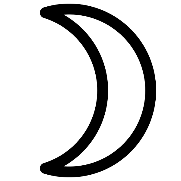 Crescent Moon Clipart