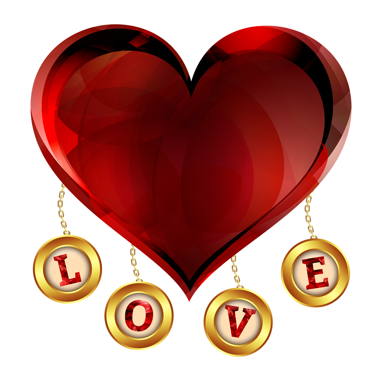 Love Background Heart Clipart