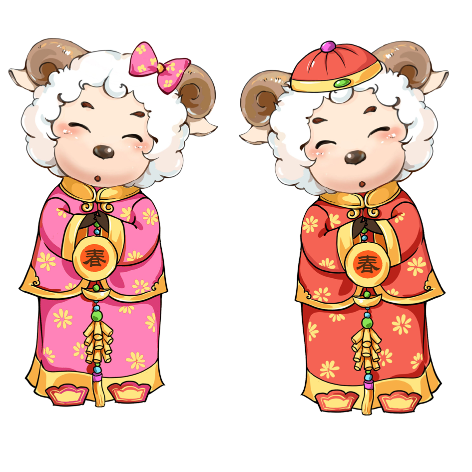 Chinese New Year Food Cartoon Clipart