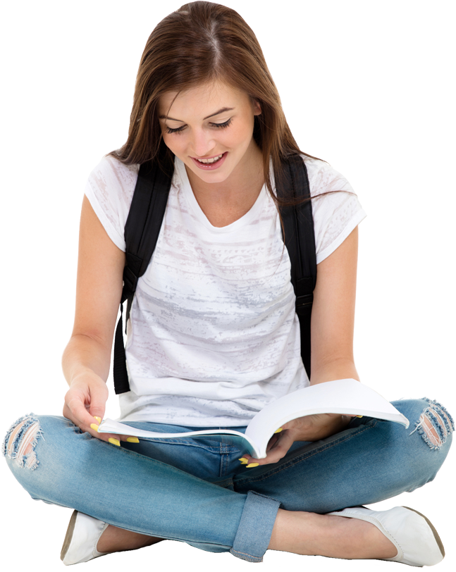 Child Reading Book Clipart