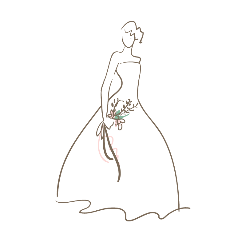 Wedding Dress Drawing Clipart