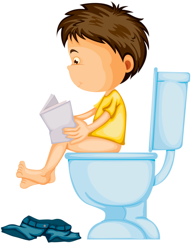 Toilet Cartoon Clipart