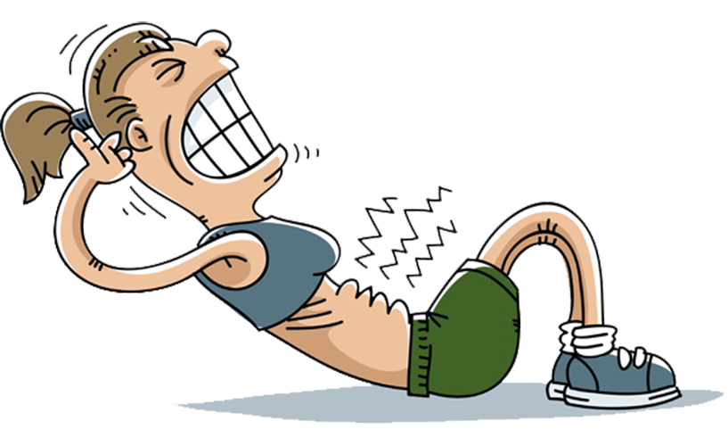 Fitness Cartoon Clipart