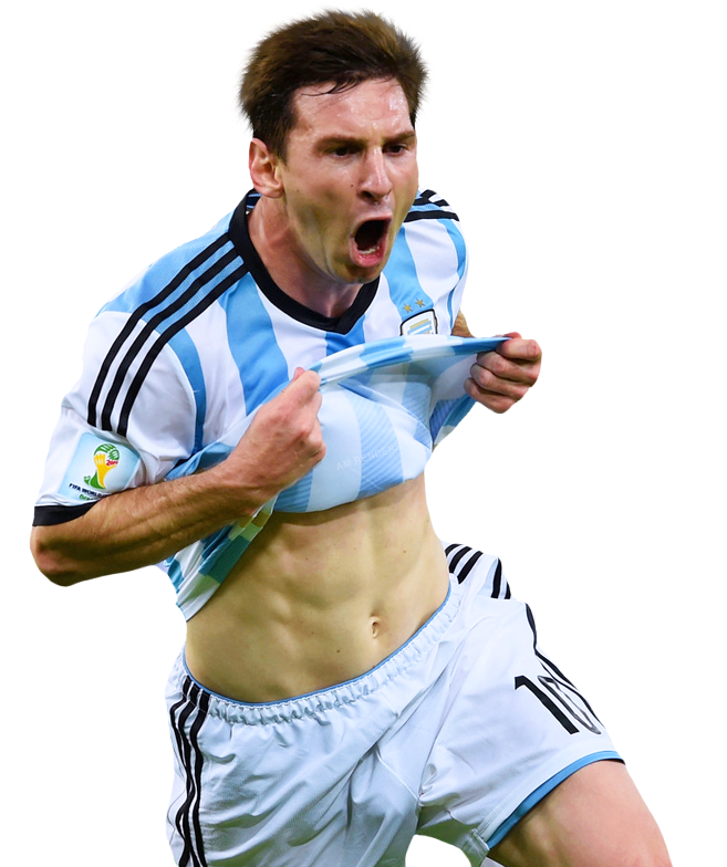 Messi Cartoon Clipart