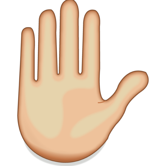 Emoji High Five Clipart