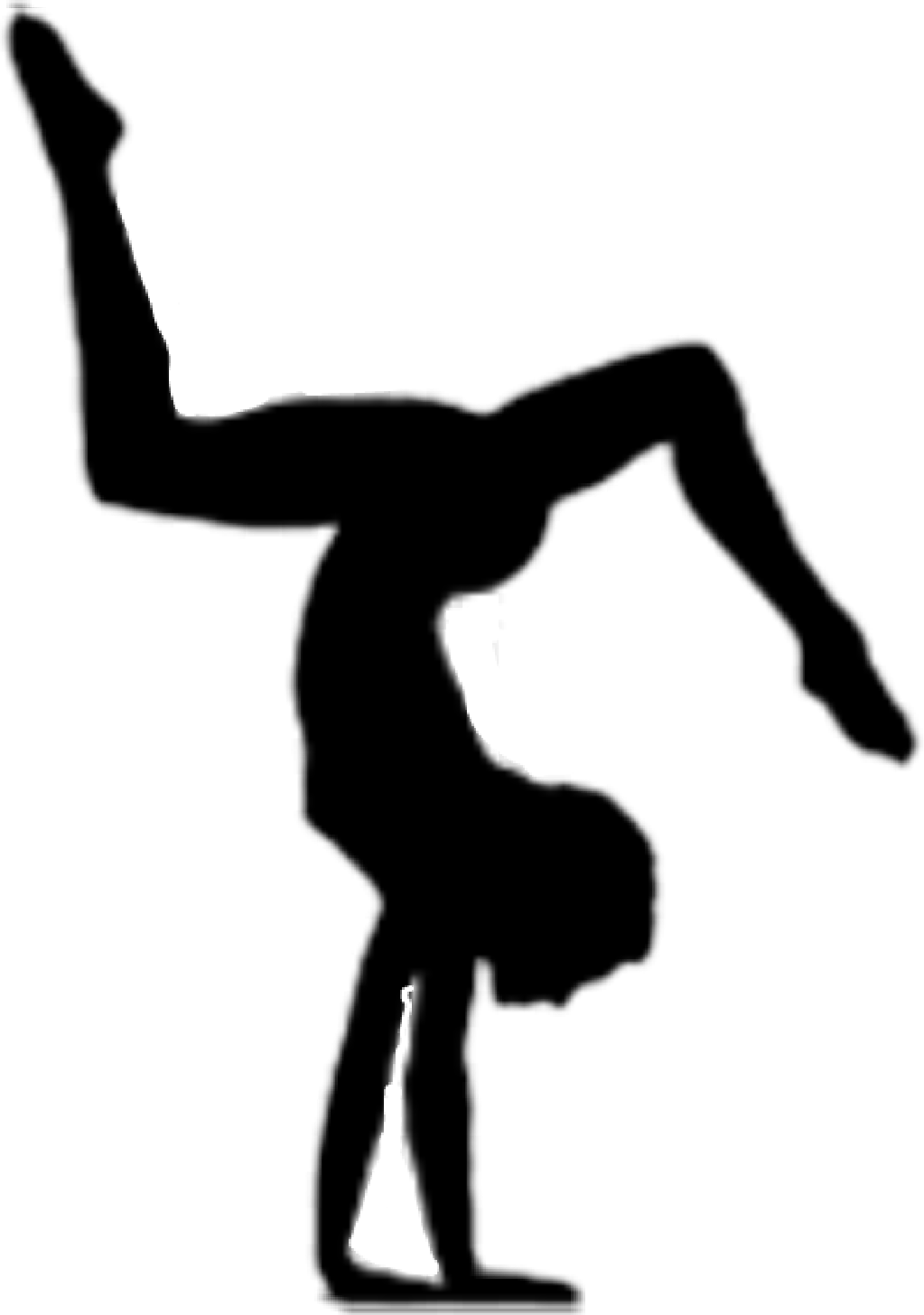 Gymnastics Silhouette Clipart