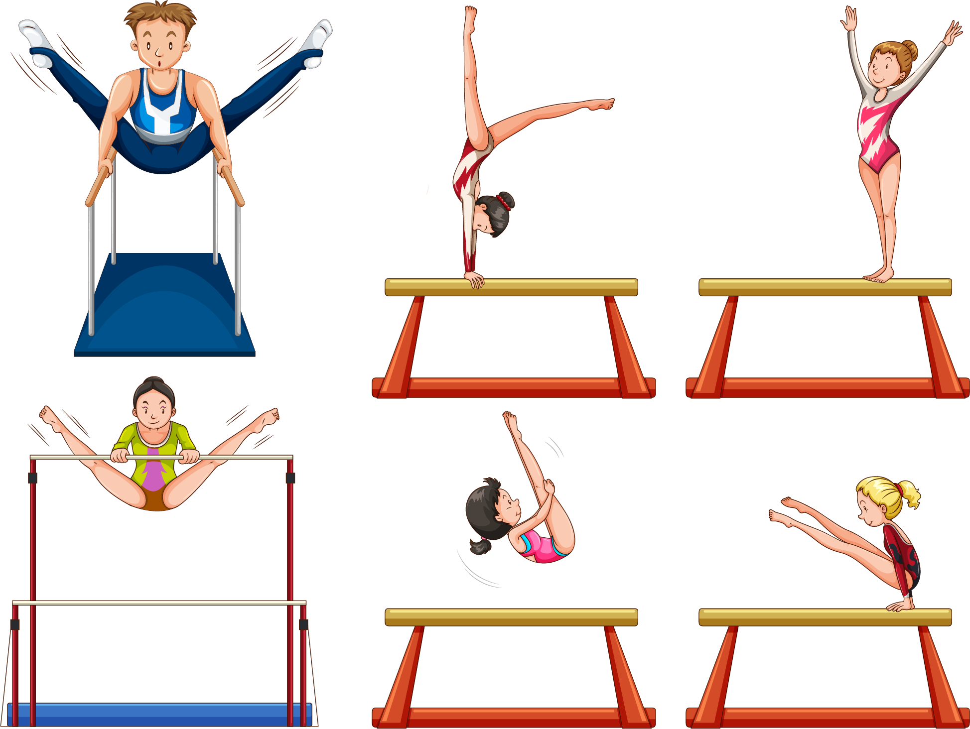 Fitness Cartoon Clipart